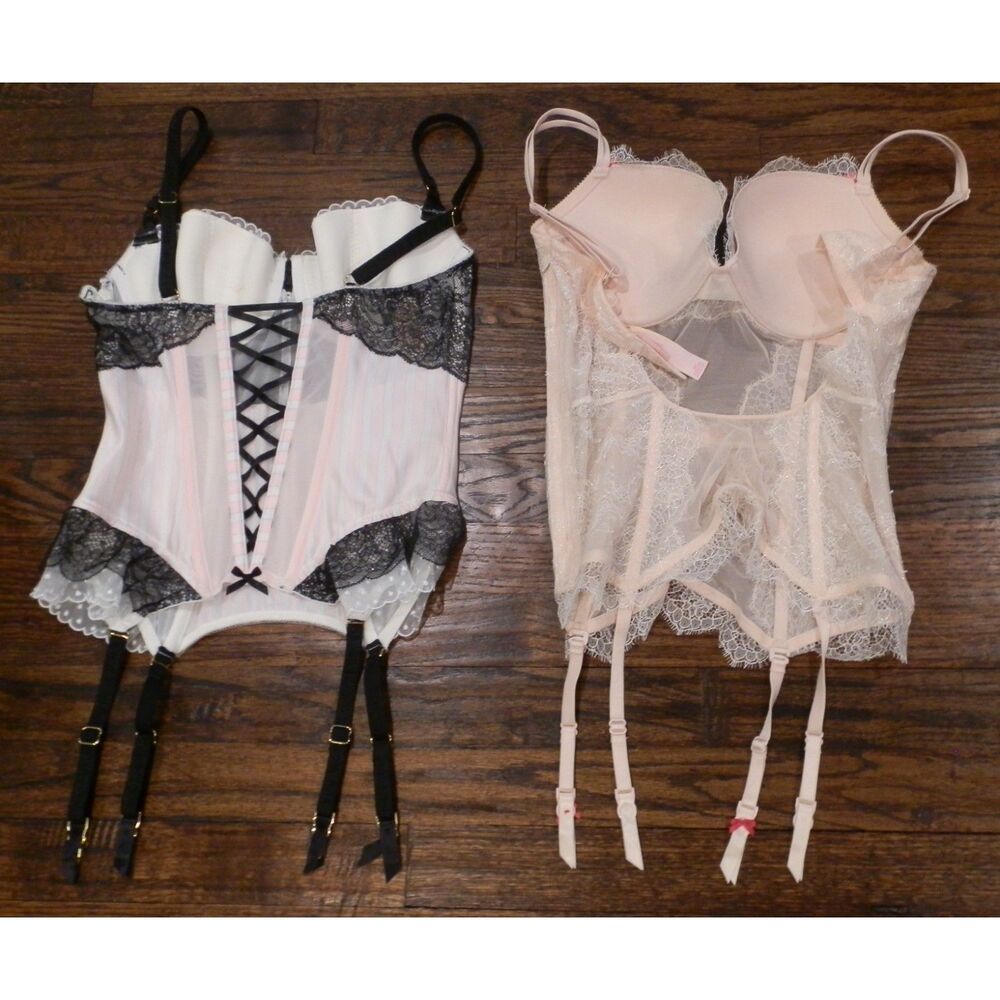 Victoria's Secret Corset Tops Women's Size 36C Lot of 2 NWT - Picture 2 of 4
